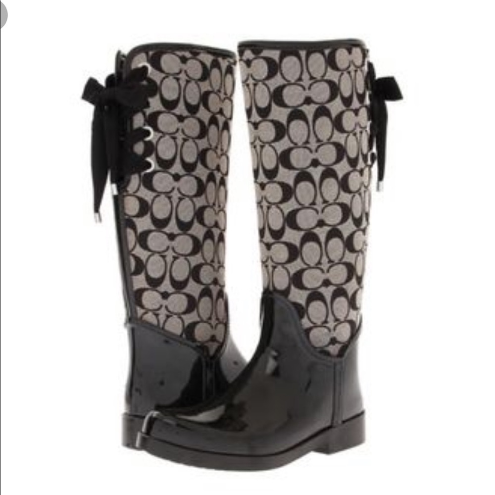 INCREDIBLE COACH RAIN BOOTS!!